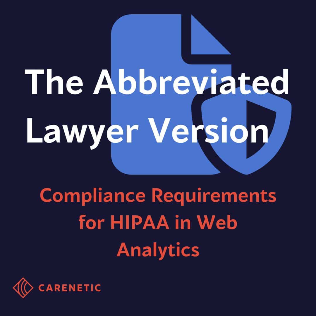 What Are the Compliance Requirements for HIPAA in Web Analytics and Third-Party Trackers